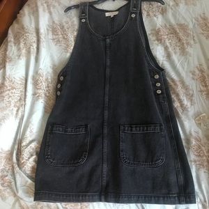 Pacsun black overall dress